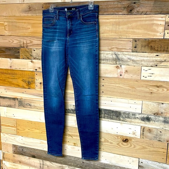 Kut from the Kloth size 6 MIA high rise skinny distress Jean medium wash - Picture 1 of 13